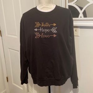 Women’s sweatshirt, size lg. preloved
